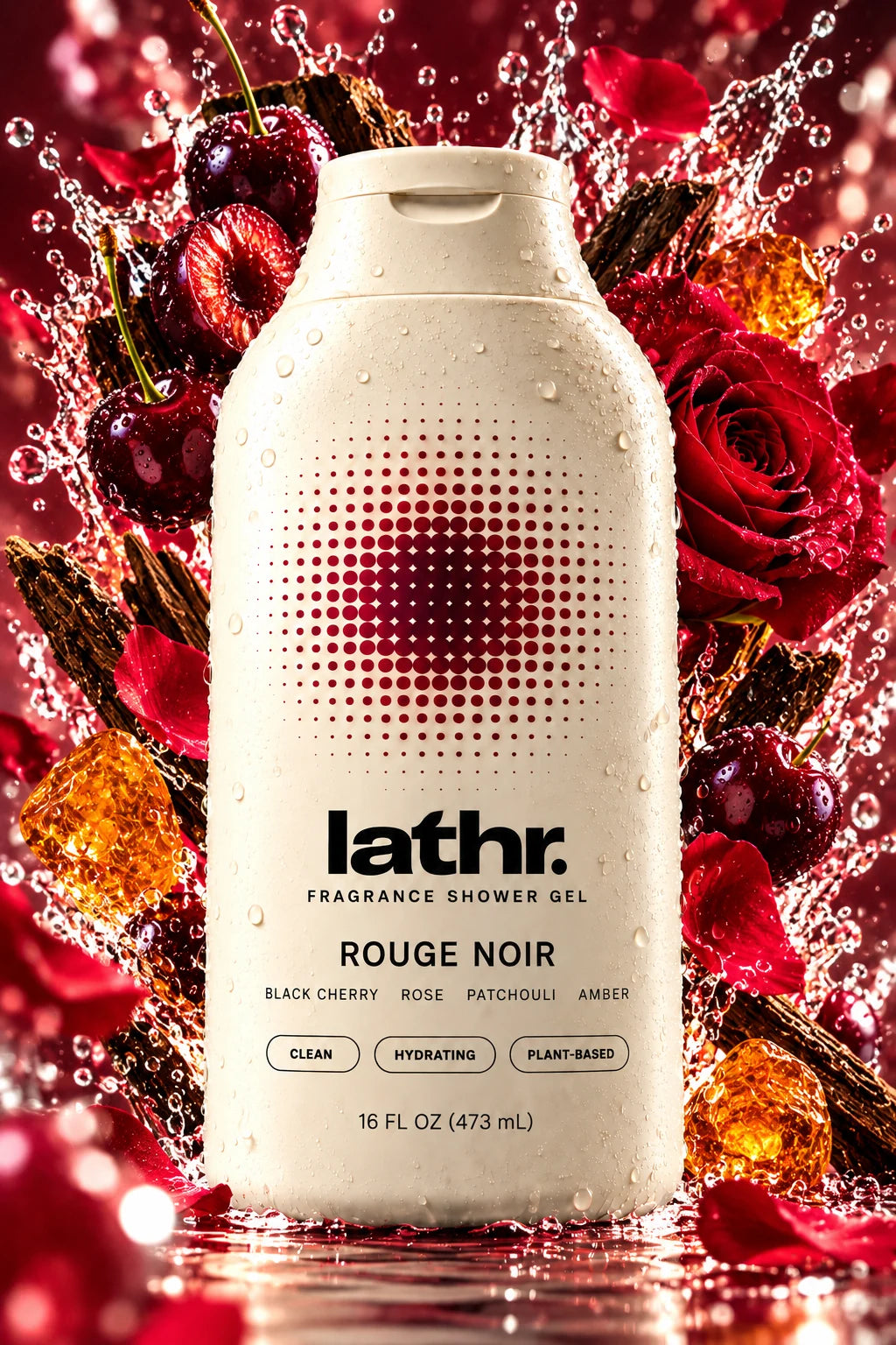 LATHR Rouge Noir fragrance shower gel