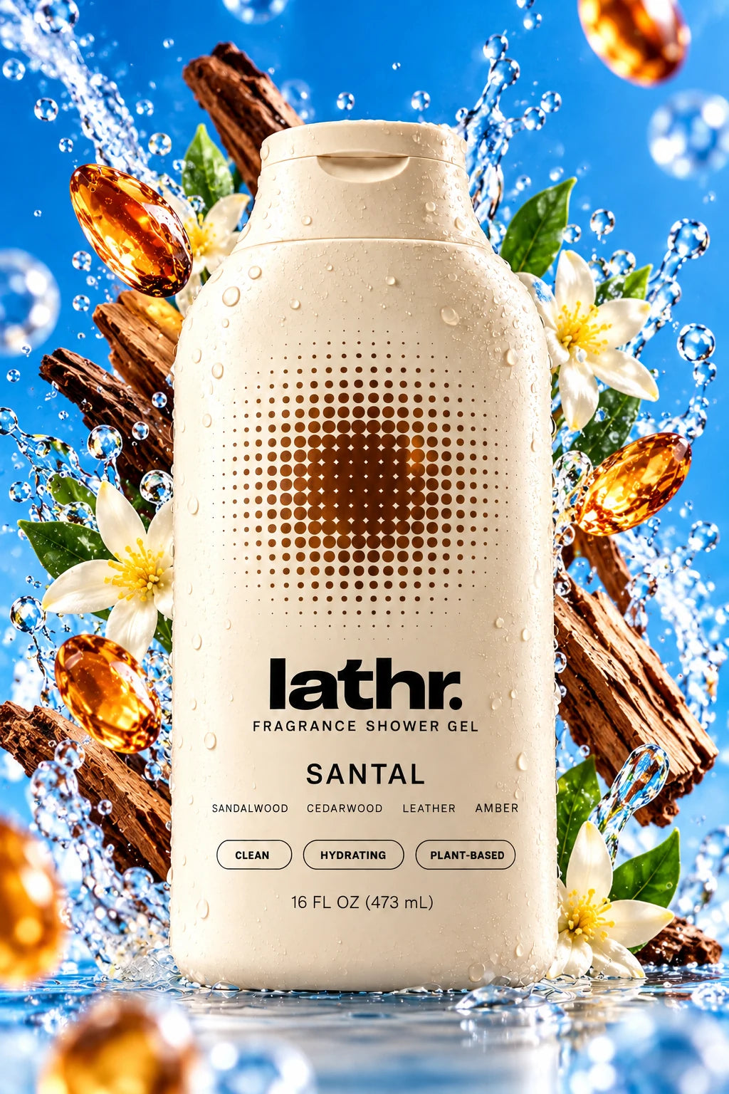 LATHR Santal fragrance shower gel