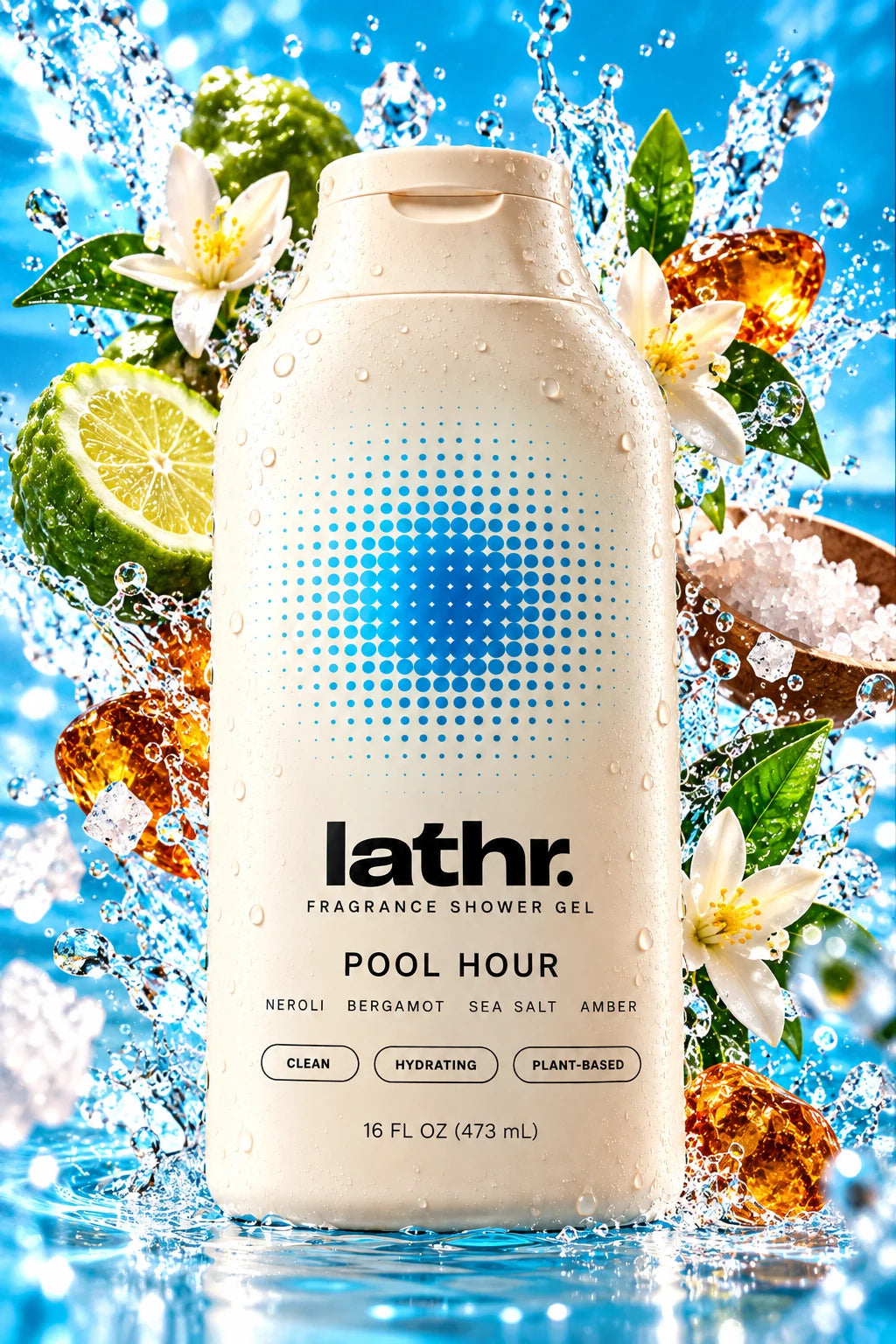 LATHR Pool Hour fragrance shower gel